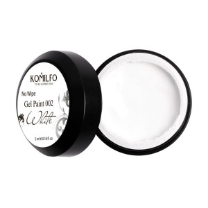 Komilfo no Wipe Gel Paint White, 5ml